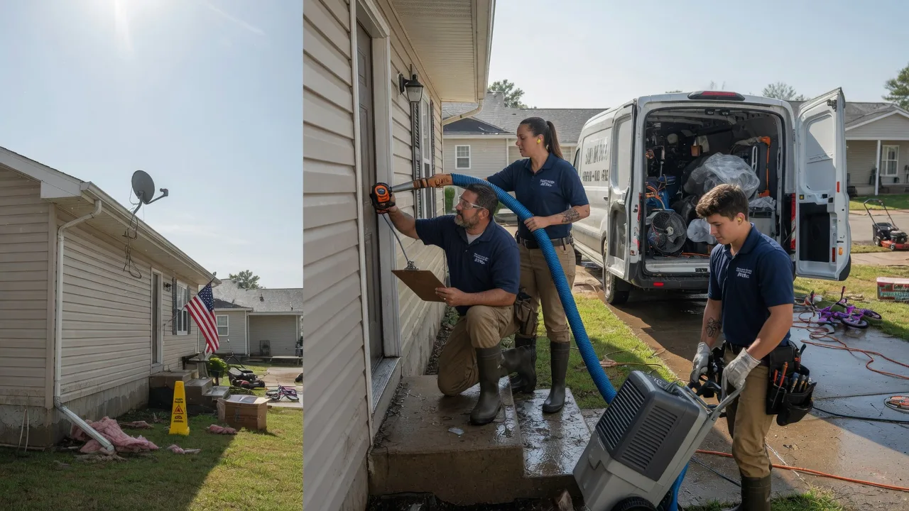 Ceiling Water Damage Restoration in Concord, PA near me